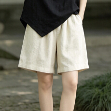 批发实拍 高档女<b class='q'>装</b>大码2026夏新款棉麻哈伦<b class='q'>裤</b>五分<b class='q'>裤</b>阔腿短<b class='q'>裤</b>休闲<b class='q'>裤</b>