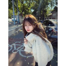 原版面料美式复古廓形高领连帽卫衣女秋冬新款拉链开衫外套