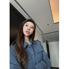 批发大瓶定制 超爱 重工b*v编织肌理重水洗百搭短款牛仔外套女秋季薄