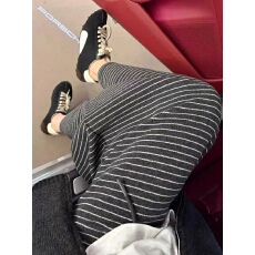 低卡LOWCALORIE‘呢影暖雅’秋冬氛围感羊毛半身裙长款A字鱼尾裙