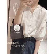 批发韩系2026新款穿搭夏季衬衣设计感小众气质休闲显瘦短袖衬衫上衣女