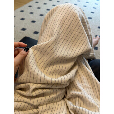 批发日系条纹亚麻花苞<b class='q'>裤</b>女高腰垂感显瘦直筒慵懒<b class='q'>棉麻</b><b class='q'>裤</b>子