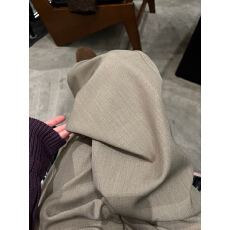 批发卡其色复古阔腿西装裤子女款春季大码老钱风<b class='q'>休闲裤</b>今年流行梧桐裤