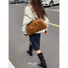 批发【MBH】2025秋冬百搭高级感波士顿包大容量通勤单肩包