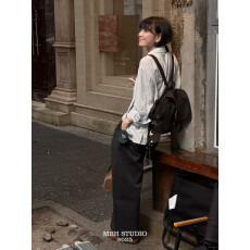 批发【MBH】头层植鞣牛皮通勤大容量旅游背包百搭双肩包