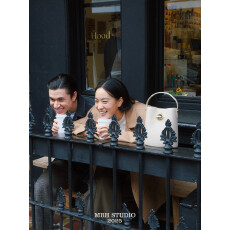 批发法式气质小众水桶包头层牛皮时尚高级感通勤百搭斜挎手提包配肩带