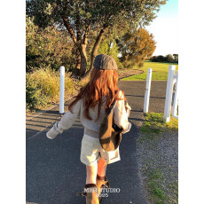 批发【MBH】美拉德棒球包金丝绒磨砂牛皮月牙包通勤腋下单肩包