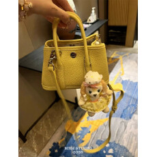 26春togo头层牛皮荔枝纹20寸花园包多巴胺清新迷你手提包配肩带