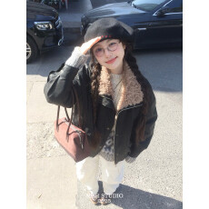 MBH秋冬复古磨砂牛皮长柄波士顿包休闲单肩包