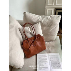 MBHmiu系长手柄贝壳包手提大容量通勤百搭托特包单肩包