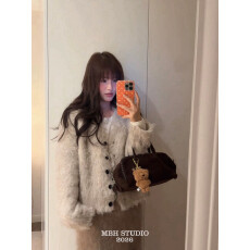 头层磨砂牛皮编织波士顿保龄球包通勤高级感手提包配肩带