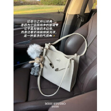 MBH简约慵懒软皮气质百搭凯莉托特包大容量通勤腋下单肩包