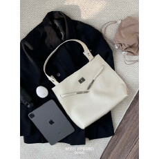 批发【MBH】极简风头层牛皮凯莉包实用主义小众设计单肩包(配收纳袋)