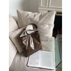 批发原价226.60! 头层油蜡牛皮高级感宽肩带托特包甜酷大容量单肩包