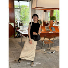 批发【MBH】极简风头层牛皮月牙包真皮百搭斜挎手提包(配肩带)