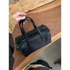 春夏新色小众极简风大容量通勤波士顿包百搭简约斜挎手提包配肩带