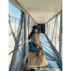 慵懒随性手工编织托特包松弛感大容量休闲购物袋腋下大包单肩包