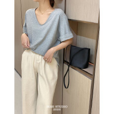 MBH头层牛皮迷你水桶包春夏极简风柔软单肩斜挎包