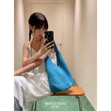 韩系慵懒风头层牛皮托特包真皮小众大容量单肩包配收纳包