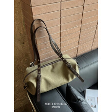 批发【MBH】旧时光波士顿包小众设计街头<b class='q'>复古</b>大容量单肩包