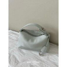 慵懒感盒子包锁扣手提肩带设计休闲百搭单肩斜挎手提包配肩带