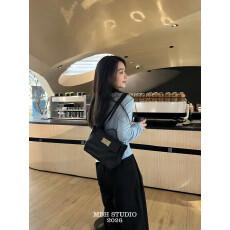 MBH高级感mini2424凯莉包时尚真皮手提包百搭单肩包配肩带