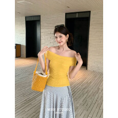 植鞣牛皮春夏手工编织小水桶包头层牛皮肩带抽拉式斜挎单肩包