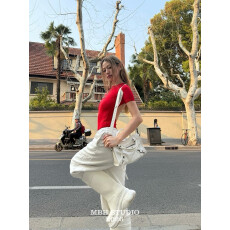 MBH巴家机车包辣妹铆钉机车包头层牛皮斜挎手提包配肩带