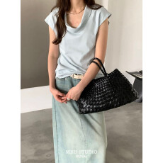 批发原价218.99! 纯手工编织菜篮子包时尚大容量度假通勤手提单肩包