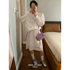 批发【MBH】羊京绒小香风高级感小方包翻盖锁扣腋下单肩包