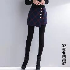 批发加绒假两件<b class='q'>打底裤</b>女2025年秋冬季新款<b class='q'>加厚</b>包臀裙裤显瘦高腰保暖裤