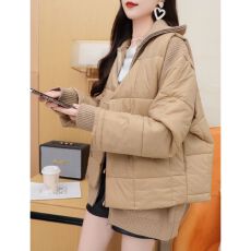 批发抖音质量】针织拼接加厚外套女宽松洋气<b class='q'>马甲</b>套装慵懒风毛衣