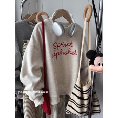 批发华棉复合-薄款/加绒 秋冬装加绒圆领卫衣<b class='q'>女</b>印花<b class='q'>宝宝</b>绒