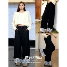 批发加绒/<b class='q'>西装</b>腰头【羚羊绒复合】加绒加厚<b class='q'>西装</b>阔腿裤<b class='q'>女</b>秋冬直筒长裤