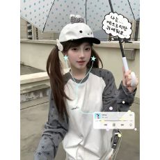 批发原版做工 后包领【纯棉220克】印花，<b class='q'>长袖</b><b class='q'>T</b><b class='q'>恤</b>女