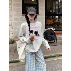 批发官图 21支纯棉-210克 秋装<b class='q'>长袖</b><b class='q'>T</b><b class='q'>恤</b>女宽松上衣印花