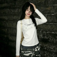 批发莫代尔1*1随心裁260g 薄款/加绒 <b class='q'>长袖</b><b class='q'>T</b><b class='q'>恤</b>女打底衫