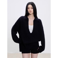 批发毛衣女秋季宽松显瘦羊毛上衣休闲低腰直筒<b class='q'>针织</b>短裤女<b class='q'>套装</b>