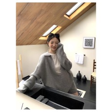 批发慵懒简约韩系松弛感长袖<b class='q'>针织</b>小众<b class='q'>套装</b>气质慵懒风2025年新款