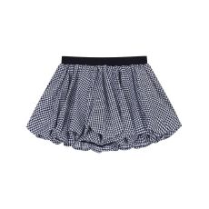 批发撞色格子花苞裙小个子半身裙<b class='q'>短裙</b>女装夏季<b class='q'>高腰</b>防走光A字裙蓬蓬裙