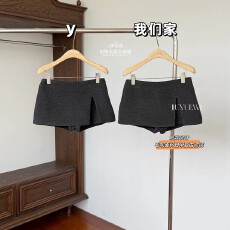 批发韩系小众毛呢半身裙女秋冬季2026新款a字包臀<b class='q'>裙子</b>小个子显瘦短裙