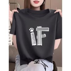 设计感短袖设计感女装2026夏季新款宽松女士洋气百搭爆款正肩上衣