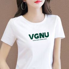 批发纯棉短袖新款2026夏季宽松半袖修身体恤衫百搭圆领体恤上衣