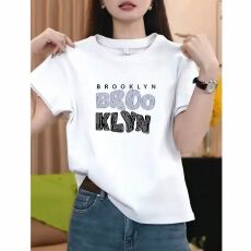批发短袖T恤夏季新款纯棉男女百搭背心潮流时尚半袖宽松简约圆领上衣