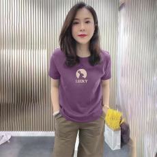 批发短袖t恤女夏季2026年新款洋气<b class='q'>中年女装</b>妈妈休闲显瘦百搭冰丝上衣