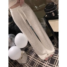 批发老花针织直筒垂感阔腿裤休闲裤2025新款女<b class='q'>裤子</b>加绒
