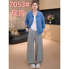 批发大码女装松弛感花边领镂空针织开衫女2026春季胖mm百搭巨显瘦毛衣