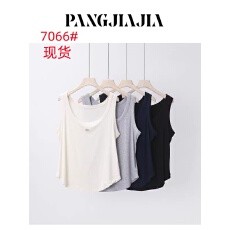 批发【胖佳佳】胖妹妹mm大码<b class='q'>女装</b>小银标背心春季新款时尚宽松打底上衣