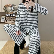 批发半边绒 冬季珊瑚绒<b class='q'>睡衣</b>女长袖甜美可爱外穿家居服套装