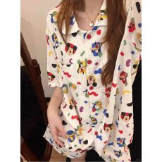 卡通2026年夏季新款睡衣女网红风短袖短裤卡通家居服官方